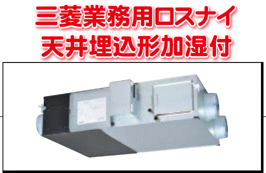 天井埋込形加湿付(三菱業務用ロスナイ)